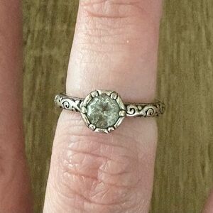 James Avery Elegant Silver Ring with Intricate Design